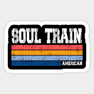 Soul Train // Retro Style Sticker